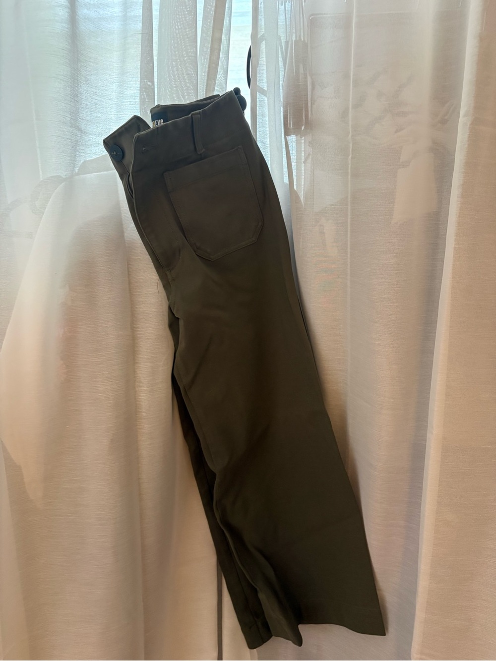 Maeve Colette Olive Green Casual Pants